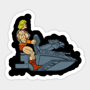 He-man Riding Sticker